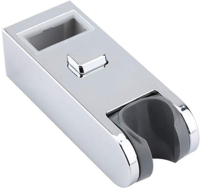 Dailygoods- Douchestanghouder - Verstelbaar - ABS - Chroom - Corrosiebestendig - Geschikt voor doucheslang 30 x 15 cm - Douchestang
