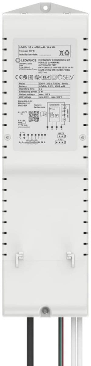 Ledvance Noodverlichtingsset | emergency conversion box temperatur