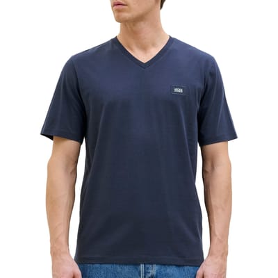 JACK & JONES - JCOREACH TEE SS V-NECK WEH24 SMU - Heren- T-shirt