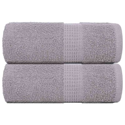 vidaXL - Gastendoekjes - FROGN - 2 - st - 30x50 - cm - 360 - g/m² - grijs