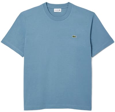 Lacoste heren O-hals shirt crocodile logo blauw IV