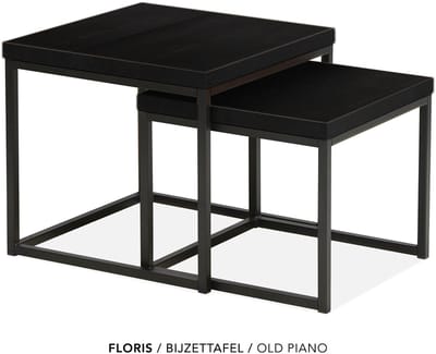 Maxfurn - Set vierkante salontafel | kleur: Old piano