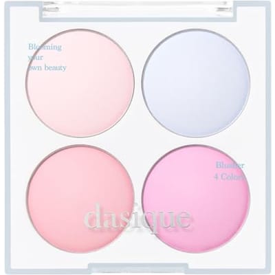 Officiële Daisyk Blending Mood Cheek Blending Mood Cheek/Blusher Palet/4-Kleuren Blusher/Warme Tinten/Koelere Tinten/Wenkbrauw Palet (11 Room Soda) white