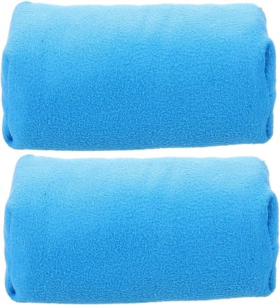 Autowax spons set - Polijstpad Applicator pad - Auto poetsen - Multifunctioneel ontwerp - 8x4x3.4cm - Blauw