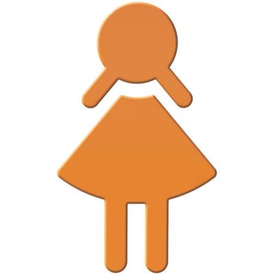 HEWI Series 477/801 Symbol Woman 801.91.020 24