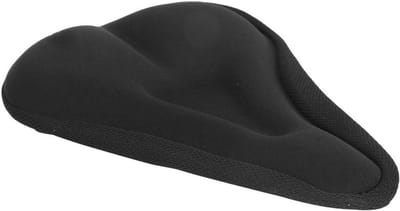 Fietszadelkussen Gel - Comfort Zadel - Fietsen Comfort - Inkeping Drukontlasting - 27x18 cm - Zwart