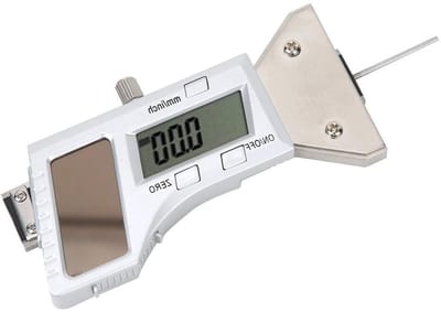 Roestvrij Stalen Meter - Precisie Meetinstrument - Banden Profiel - Digitale Hoge Nauwkeurigheid - 0-25 Mm - Zilver