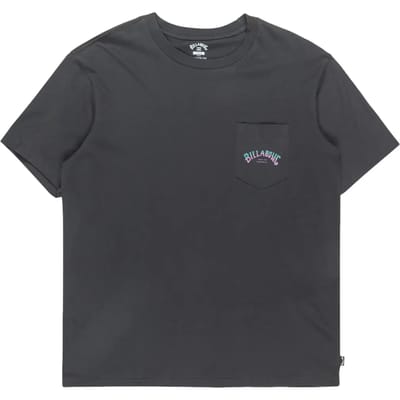 Billabong Stacked Arch Pkt T-shirt Met Korte Mouwen Zwart S Man