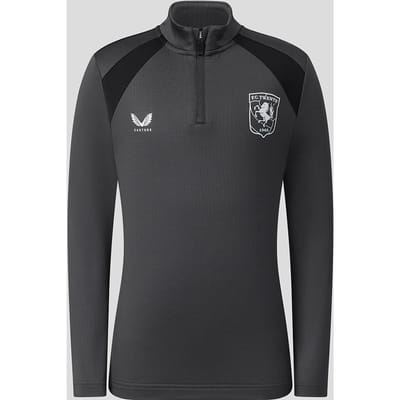 Fc Twente Training 26/27 Coaches Midlayer Top - Junior - Gunmetal