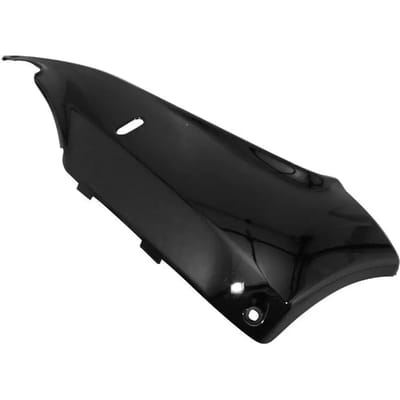Sabot bas de caisse droit P2R pour Scooter Yamaha 500 Tmax 2004 à 2007 noir brillant / plat Neuf