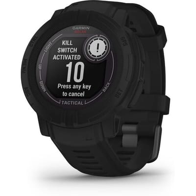 Garmin Instinct 2 Solar - Sporthorloge met GPS - Smartwatch voor heren - Zon Oplaadbaar - 45mm - Tactical Edition Zwart