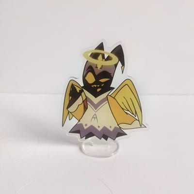 Anime Hazbin Hotel Alastor Morningstar Cosplay Stand Acryl Cartoon Figuur Staand Verjaardag Perfecte Cadeaus Tas Decor Collectie 8cm