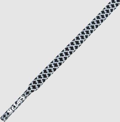 Mr. Lacy - Schoenveters - Ropies rond - zwart/wit - veterlengte 130 cm