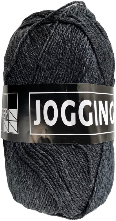 Beijer BV Jogging dunne sokkenwol acryl en wol - antraciet uni(101) -pendikte 2,5 a 3mm - 2 bollen van 50 gram en 165 meter - haakgaren - breigaren