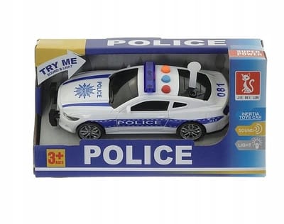 Politiewagen met Licht en Geluid - Speelgoed Auto 165x65 mm