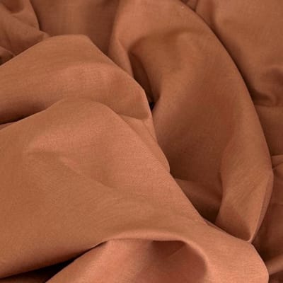 Kayori Shizu Hoeslaken Jersey Stretch - 180-200x200-220cm - Matrasdikte 35cm - Rondom Elastiek - Biologisch Katoen - Strijkvrij - Terra