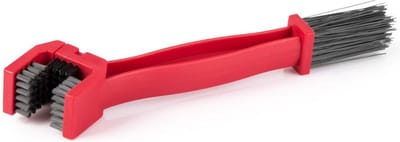 Kettingborstel voor Motorfietsen en Fietsen - Kettingreiniger voor Fiets, Motor, Scooter - Schoonmaakborstel voor ketting - Rood