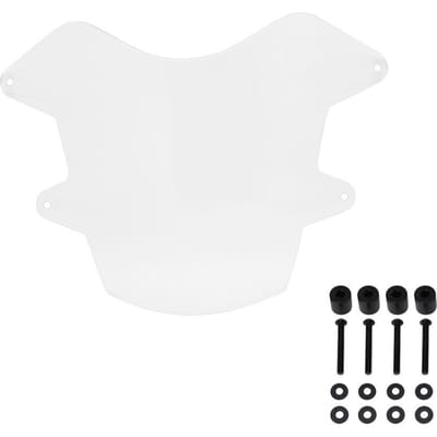 Protecteur de phare de moto, couvercle de protection de phare de moto en acrylique contre les impacts 0 transparent
