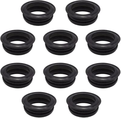 Dailygoods- Snelkoppeling vervangende afdichting - Set van 10 stuks - Universeel - Rubber - Hoogwaardig messing - Compatibel met GEKA-systeem - Koppeling