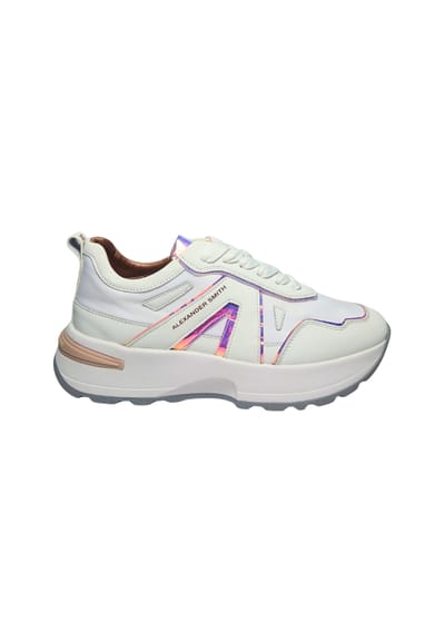 Damesschoenen Alexander Smith Liverpool Woman White Iride Azure