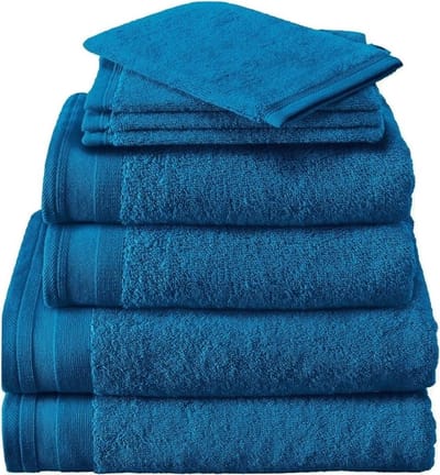 De Witte Lietaer badhanddoek excellence pacific blauw 100/150cm