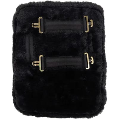 Kentucky Horsewear - Borst Verlenger - Vegan Bont - 2 sluitingen - Zwart