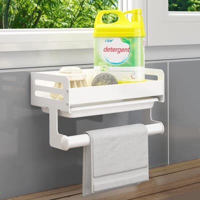Zelfklevende Spoelbak Organizer voor Keuken en Badkamer - Hangend zonder Boren
