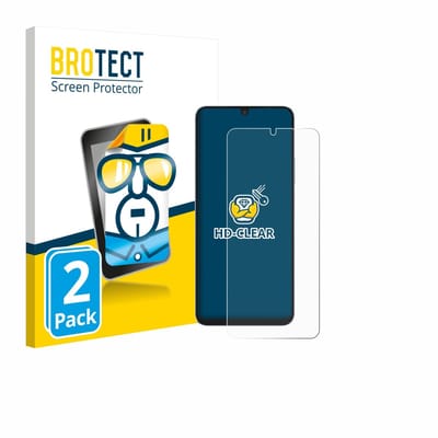 BROTECT - Screenprotector voor Blackview Shark 6 5G - Folie Beschermfolie transparant 2 Stuks
