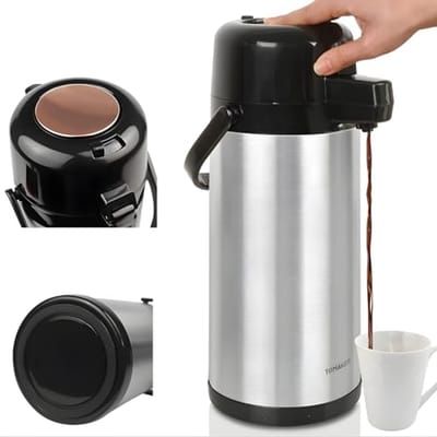 Thermische Drank Dispenser - 3L (102 oz) Roestvrijstalen Koffie Karaf