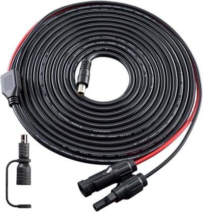 Verlengkabel 5M DC 8mm naar Zonnestekker Adapter 14AWG Zonne-energie Kabel