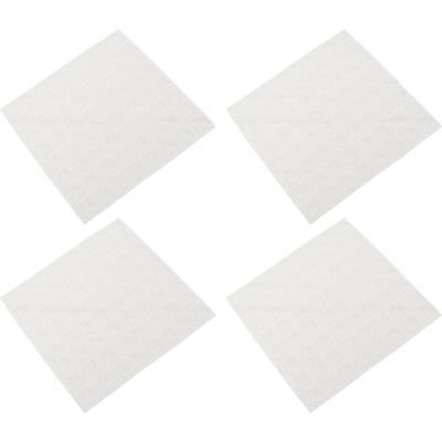 256 stuks Vierhoekige Vorm Tactiele Sticker Set Siliconen Braille Stickers Verhoogde Stippen voor Visueel Gehandicapten 10 mm Diameter wit