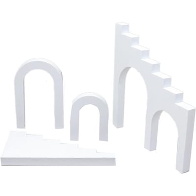 Accessoires de Photographie Blocs Mousse Dure Formes Géométriques pour Bijoux Cosmétiques Prise de Photo Flat Lay