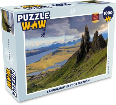 Puzzel Landschap in Trotternish - Legpuzzel - Puzzel 1000 stukjes volwassenen
