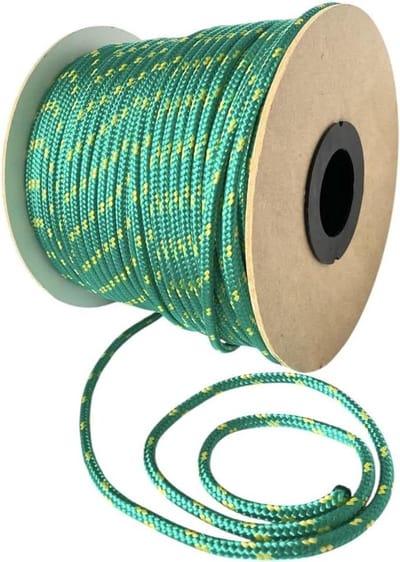 Gevlochten Touw - PP Koord - Bouw Zeilen Watersport - UV Bestendig Waterdicht - 6mm 100 Meter - Groen