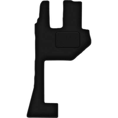 Chauffeursmat zwart voor: Mercedes Actros MP5 vrachtwagen (2019-)