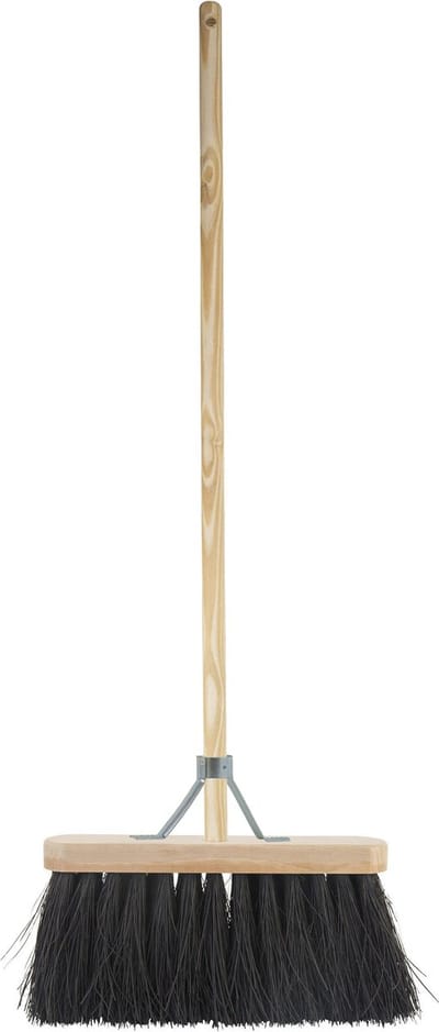 Betra Buitenbezem - FSC hout - natuurvezel - hard - 30 x 130 cm