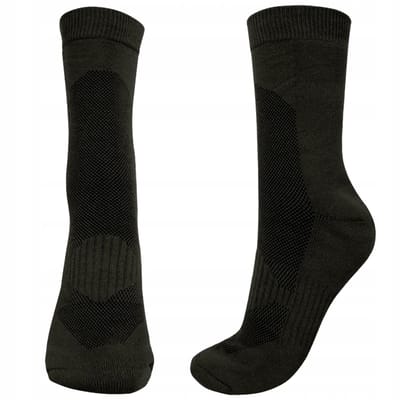 Mil-Tec Thermo CoolMax Trekking Sokken Zwart Maat 44-45
