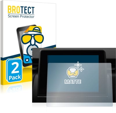 BROTECT - Screenprotector voor Renault Captur Easy Link 7" - Folie Beschermfolie matte 2 Stuks