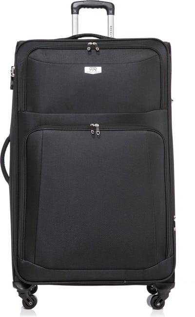 Dubai Abudabi Grote XL Koffer - 88 cm - 125/135 liter - Expandable - Zwart