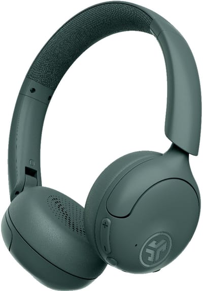 JLab Go Lux ANC Koptelefoon Draadloos – Hybrid Noise Cancelling Hoofdtelefoon – 70 Uur Batterijduur – On Ear Design - Bluetooth Multipoint – Aanpasbare Equalizer Instellingen – Inklapbaar Design Met Zachte Oorkussens - Groen
