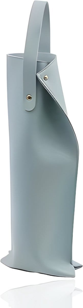 Mémoire® VinoPorta Duif Blauw - Luxe Wijntas & Wijndrager - Stijlvolle Wijngeschenkverpakking voor 1 Fles - Wijncadeauverpakking - Draagtas Wijn - Herbruikbaar, Duurzaam & Elegant Design - Perfect voor Cadeaus, Feestjes & Speciale Gelegenheden