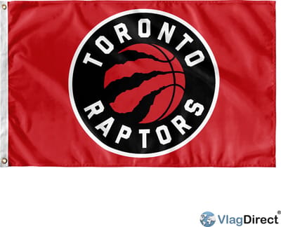 VlagDirect - Toronto Raptors vlag - Toronto Raptors basketbalteam vlag - 90 x 150 cm.
