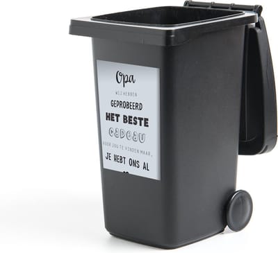 Container sticker Quotes - Het beste cadeau - Opa - Spreuken - 40x60 cm - Kliko sticker