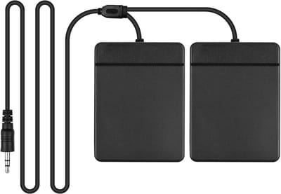 Compact Sustain Pedal met 3.5mm Interface voor Muziekinstrumenten, Vouwbare Piano en Elektronische Drum