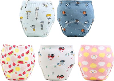 Trainingsbroek Meisjes - Potty Training - Zindelijk Leren - Zes Absorberende Lagen - 8-13 kg - Meerdere Patronen