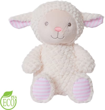 PIA Soft Toys - Pluche Knuffeldier - Schaap zittend ECO 25 cm