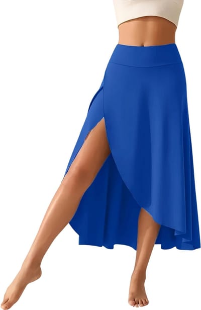 Livano Rokje Dames - Korte - Korte Broek - Wandelrok - Legging - Blauw - S