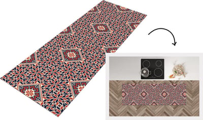 Keukenloper - Loper keuken - Design - Borduren - Motief - Patronen - 150x50 cm - Keukenloper vinyl