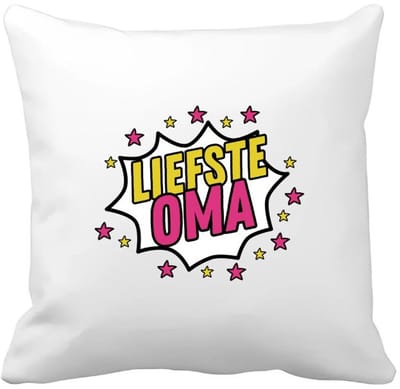 Akyol - liefste oma Kussen hoes - Oma - een oma die heel lief is - cadeautje voor oma - liefste ooit - verjaardagscadeau - kado - gift - geschenk - verrassing - 40 bij 40 cm