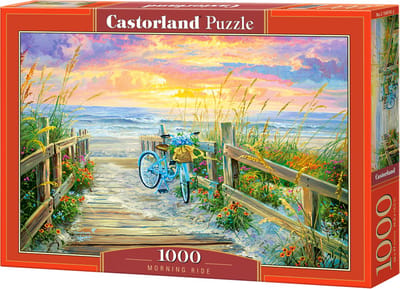 Castorland Morning Ride – Puzzel – 1.000 stukjes – Satijnen afwerking – Perfecte pasvorm – Europese kwaliteit